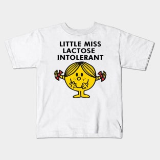 Little Miss Lactose Intolerant Kids T-Shirt